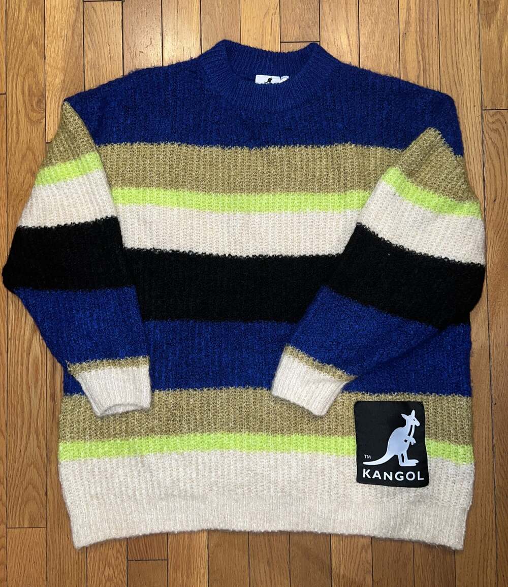 Kangol x Hm Oversized Striped Sweater
